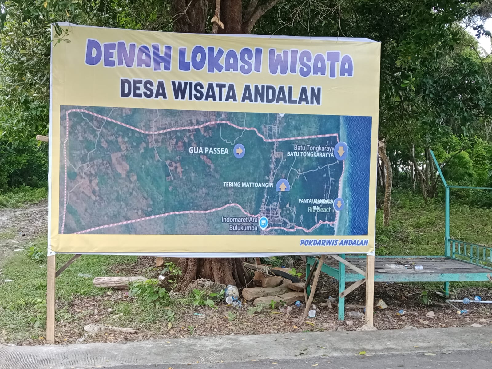 Peta Desa Wisata Andalan